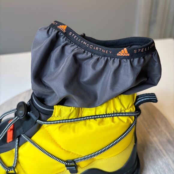 Adidas Stella McCartney Snow Boots Solar Yellow Black Women’s Sz 9 Hiking Winter - Picture 10 of 11